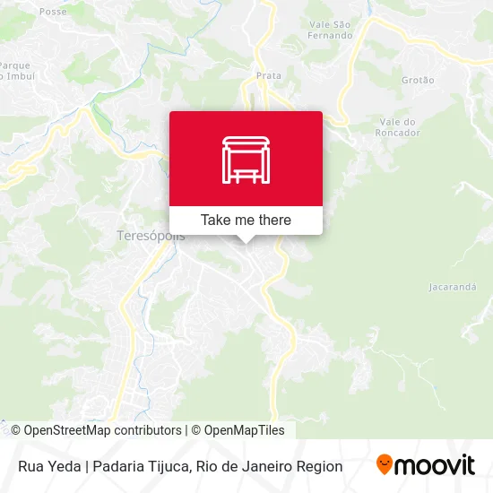 Rua Yeda | Padaria Tijuca map