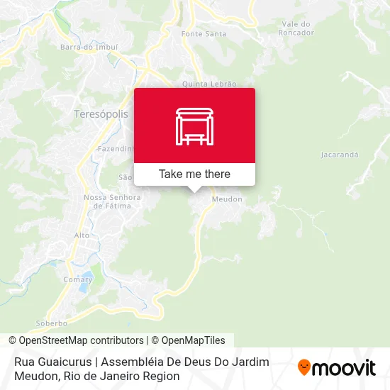Rua Guaicurus | Assembléia De Deus Do Jardim Meudon map