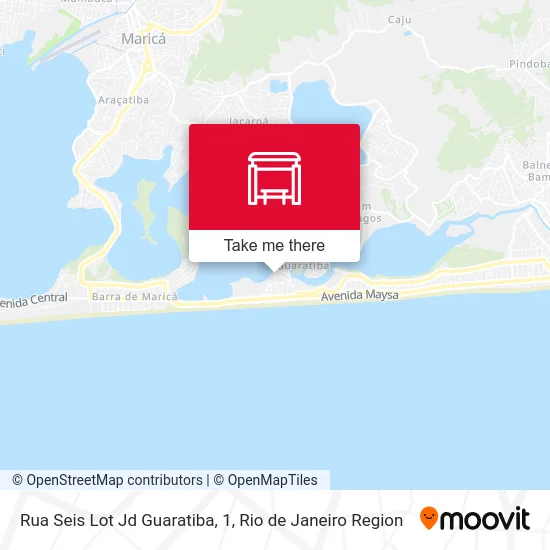 Rua Seis Lot Jd Guaratiba, 1 map