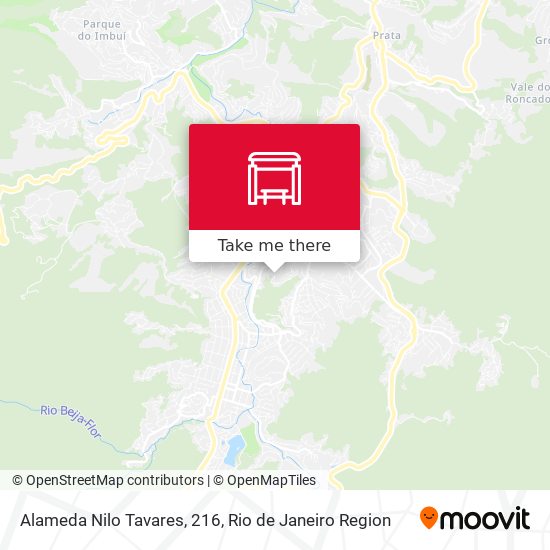 Alameda Nilo Tavares, 216 map