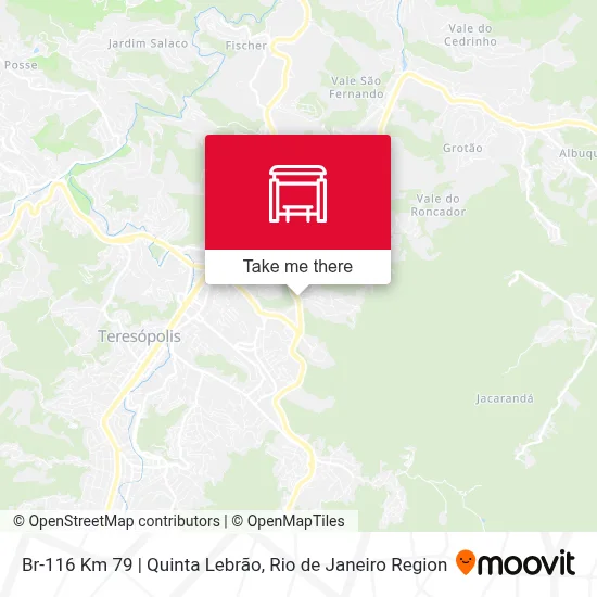 Br-116 Km 79 | Quinta Lebrão map