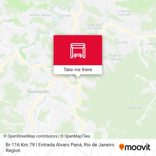 Br-116 Km 79 | Entrada Alvaro Paná map