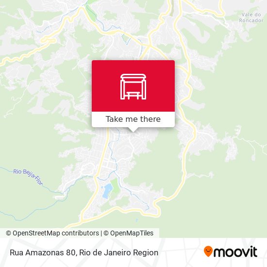 Rua Amazonas 80 map