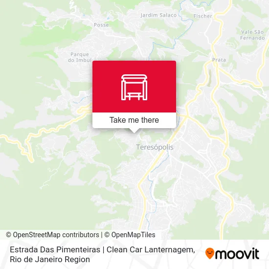 Estrada Das Pimenteiras | Clean Car Lanternagem map