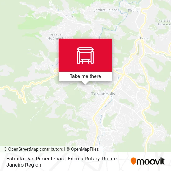 Estrada Das Pimenteiras | Escola Rotary map