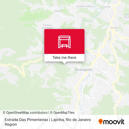 Estrada Das Pimenteiras | Lajinha map