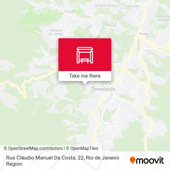 Rua Cláudio Manuel Da Costa, 22 map