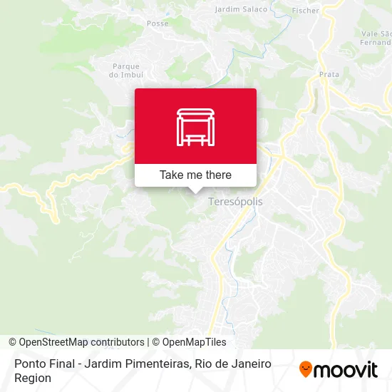 Ponto Final - Jardim Pimenteiras map