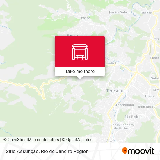 Sitio Assunção map