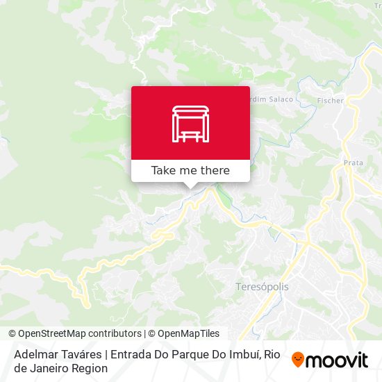 Mapa Adelmar Taváres | Entrada Do Parque Do Imbuí