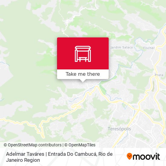 Mapa Adelmar Taváres | Entrada Do Cambucá