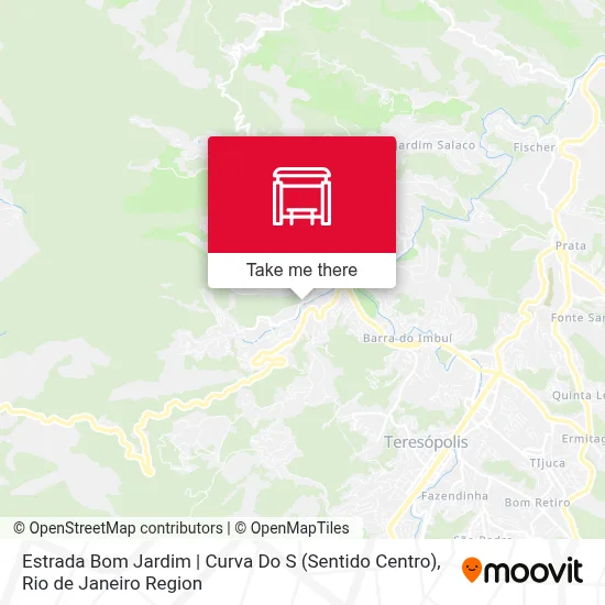 Estrada Bom Jardim | Curva Do S (Sentido Centro) map