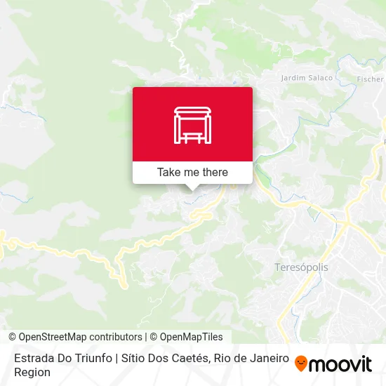 Estrada Do Triunfo | Sítio Dos Caetés map