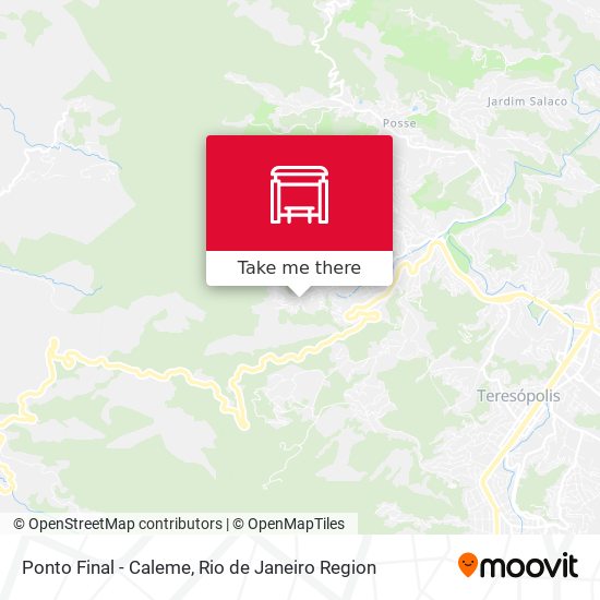 Ponto Final - Caleme map