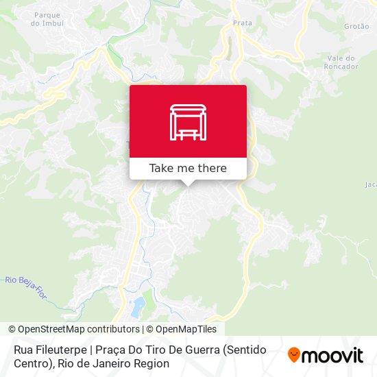 Mapa Rua Fileuterpe | Praça Do Tiro De Guerra (Sentido Centro)