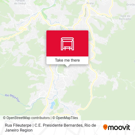 Rua Fileuterpe | C.E. Presidente Bernardes map
