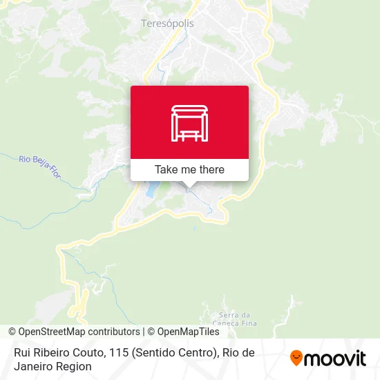 Rui Ribeiro Couto, 115 (Sentido Centro) map