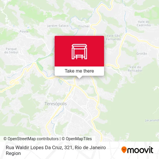 Rua Waldir Lopes Da Cruz, 321 map