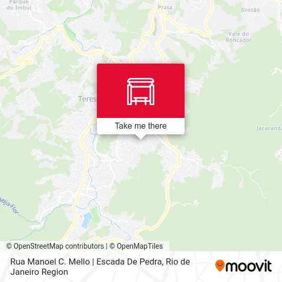 Rua Manoel C. Mello | Escada De Pedra map