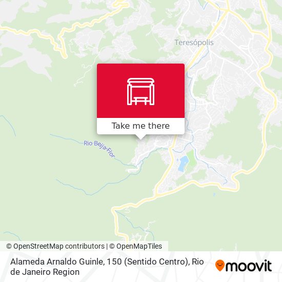 Mapa Alameda Arnaldo Guinle, 150 (Sentido Centro)