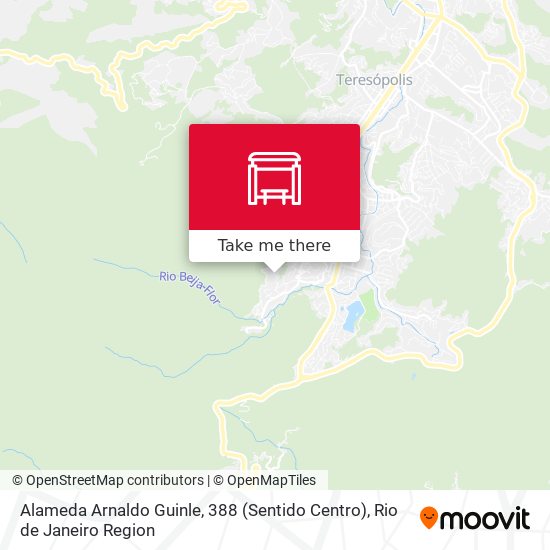 Mapa Alameda Arnaldo Guinle, 388 (Sentido Centro)