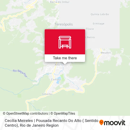 Cecília Meireles | Pousada Recanto Do Alto ( Sentido Centro) map