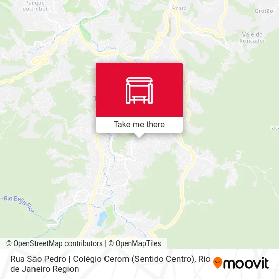 Rua São Pedro | Colégio Cerom (Sentido Centro) map