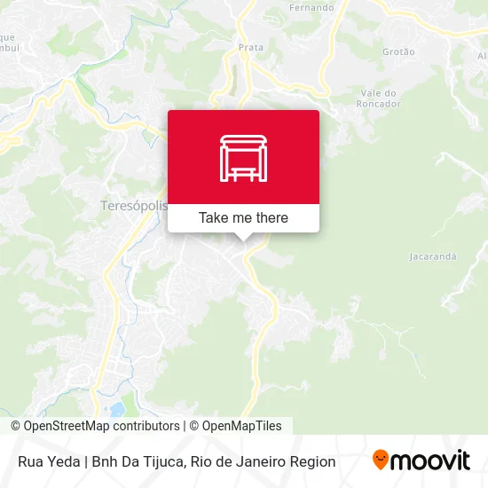 Rua Yeda | Bnh Da Tijuca map