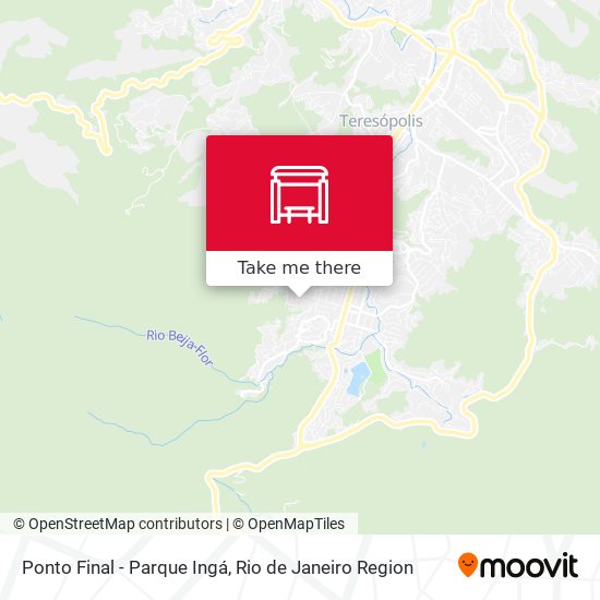 Ponto Final - Parque Ingá map