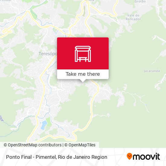 Ponto Final - Pimentel map