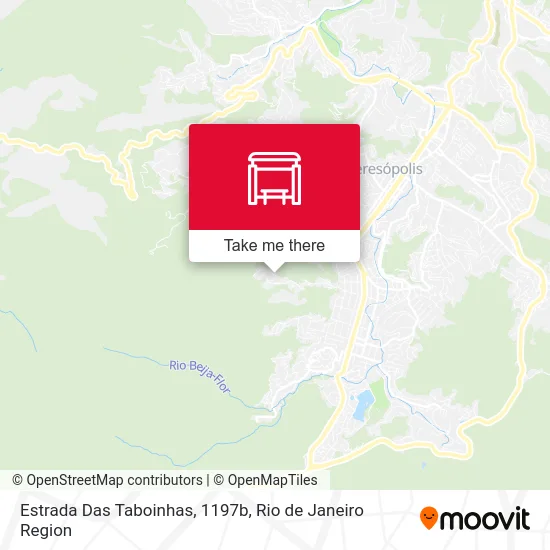 Estrada Das Taboinhas, 1197b map