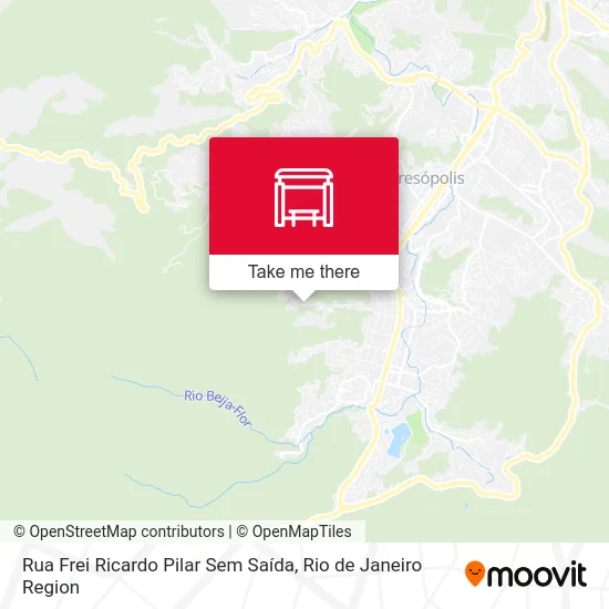 Rua Frei Ricardo Pilar Sem Saída map