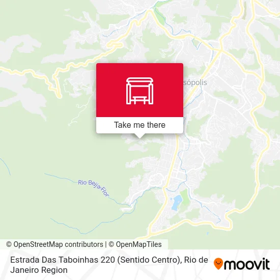 Estrada Das Taboinhas 220 (Sentido Centro) map
