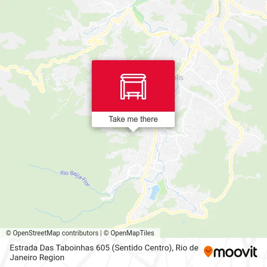 Estrada Das Taboinhas 605 (Sentido Centro) map