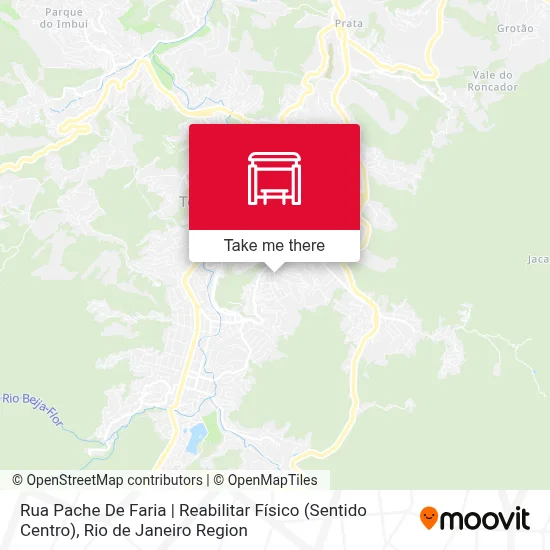 Rua Pache De Faria | Reabilitar Físico (Sentido Centro) map