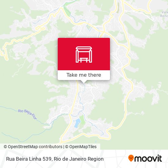 Mapa Rua Beira Linha 539