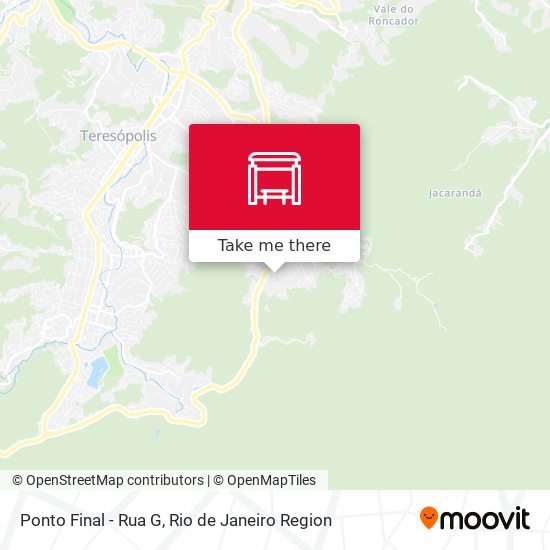Ponto Final - Rua G map