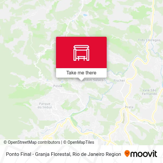 Ponto Final - Granja Florestal map