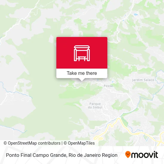 Ponto Final Campo Grande map