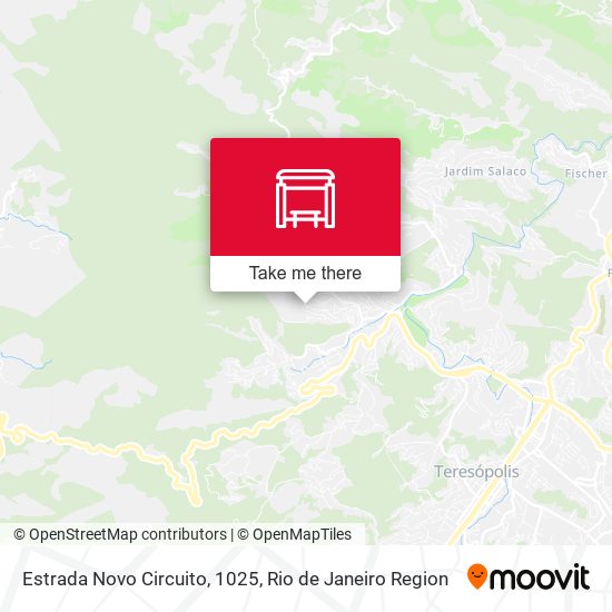Estrada Novo Circuito, 1025 map