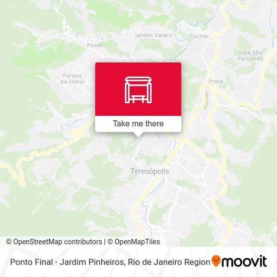Ponto Final - Jardim Pinheiros map
