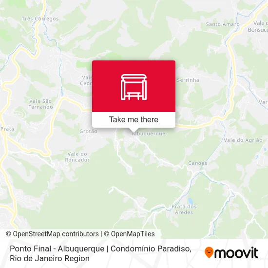 Ponto Final - Albuquerque | Condomínio Paradiso map