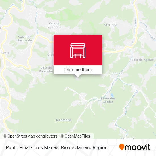 Ponto Final - Três Marias map