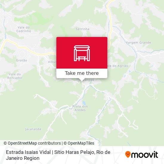 Estrada Isaías Vidal | Sítio Haras Pelajo map