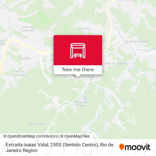 Estrada Isaías Vidal, 2500 (Sentido Centro) map