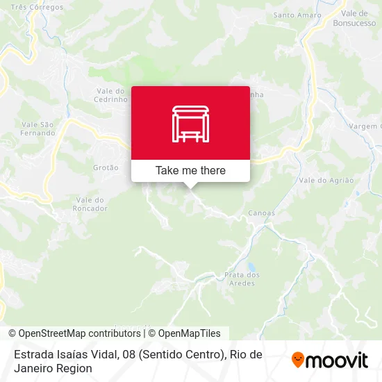 Estrada Isaías Vidal, 08 (Sentido Centro) map