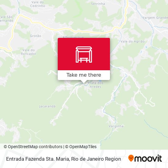 Entrada Fazenda Sta. Maria map
