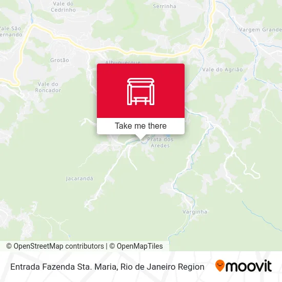 Entrada Fazenda Sta. Maria map