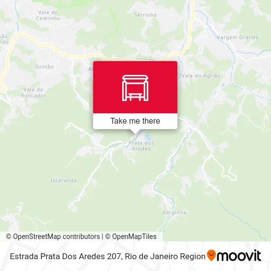 Estrada Prata Dos Aredes 207 map