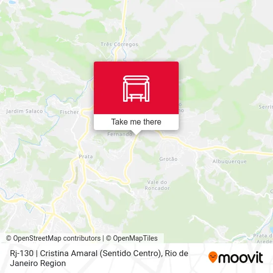 Rj-130 | Cristina Amaral (Sentido Centro) map